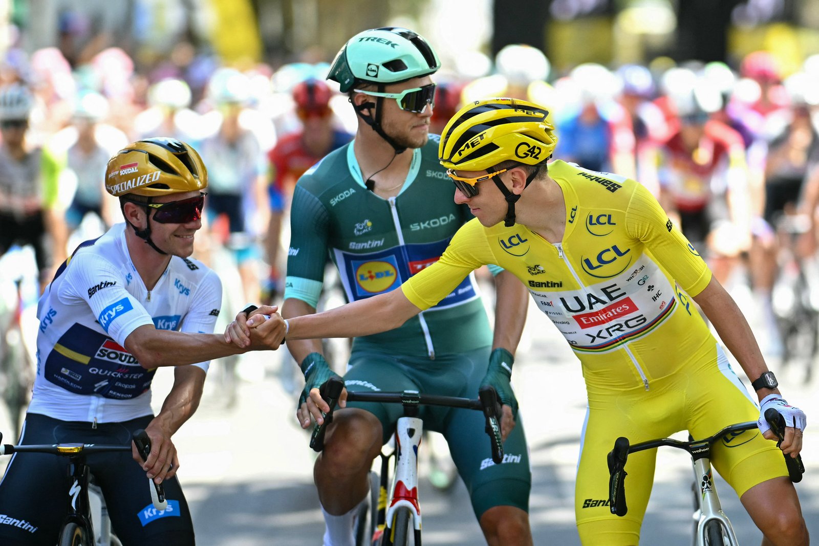 This week its general battleground, Tour Day marks a rare meeting of three Titans outside France.