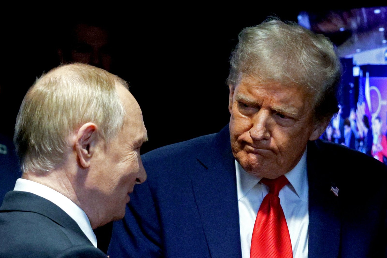 Donald Trump and Russian President Vladimir Putin joined hands on August 15, 2025 after giving a joint press conference in Ankrej, Alaska.