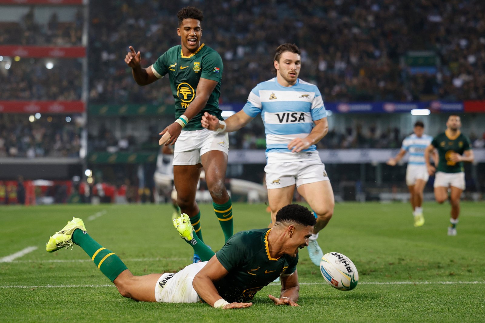 South Africa defeated Argentina 67–30 in the last weekend