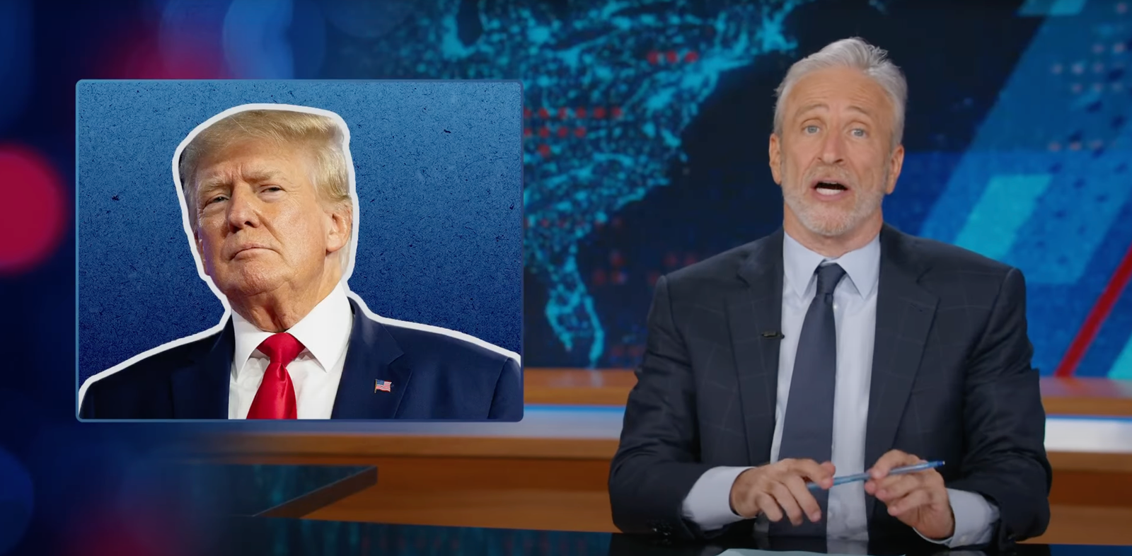 John Stewart discussed President Trump on 'The Daily Show'