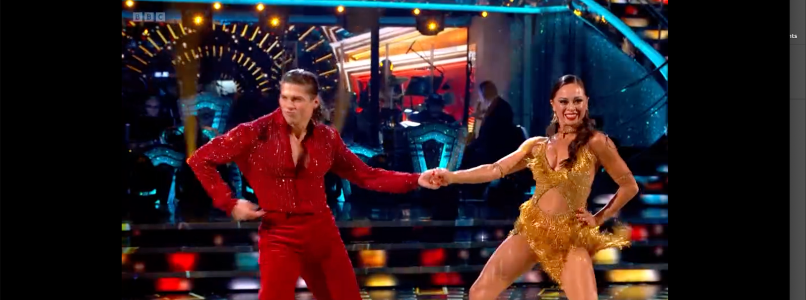 Lewis Kop and Katya Jones Dance The Jiv