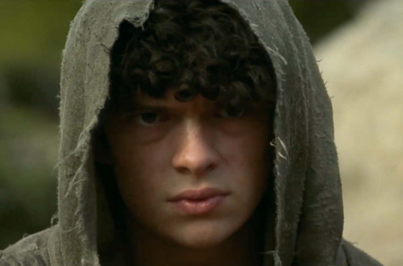Noah Jup as a boy in 'The Carpenter's son'