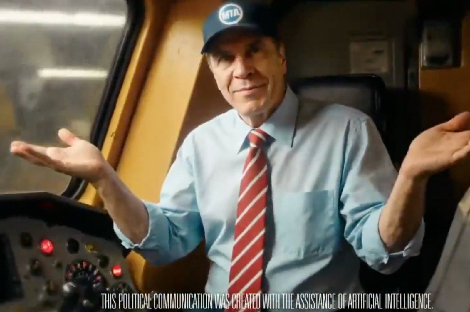 Andrew Kuomo released an AI-Janit advertisement, which shows him in a range of jobs in NYC