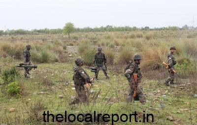 Search operations are going on in Kathua, Jammu and Kashmir after the suspected agitation.