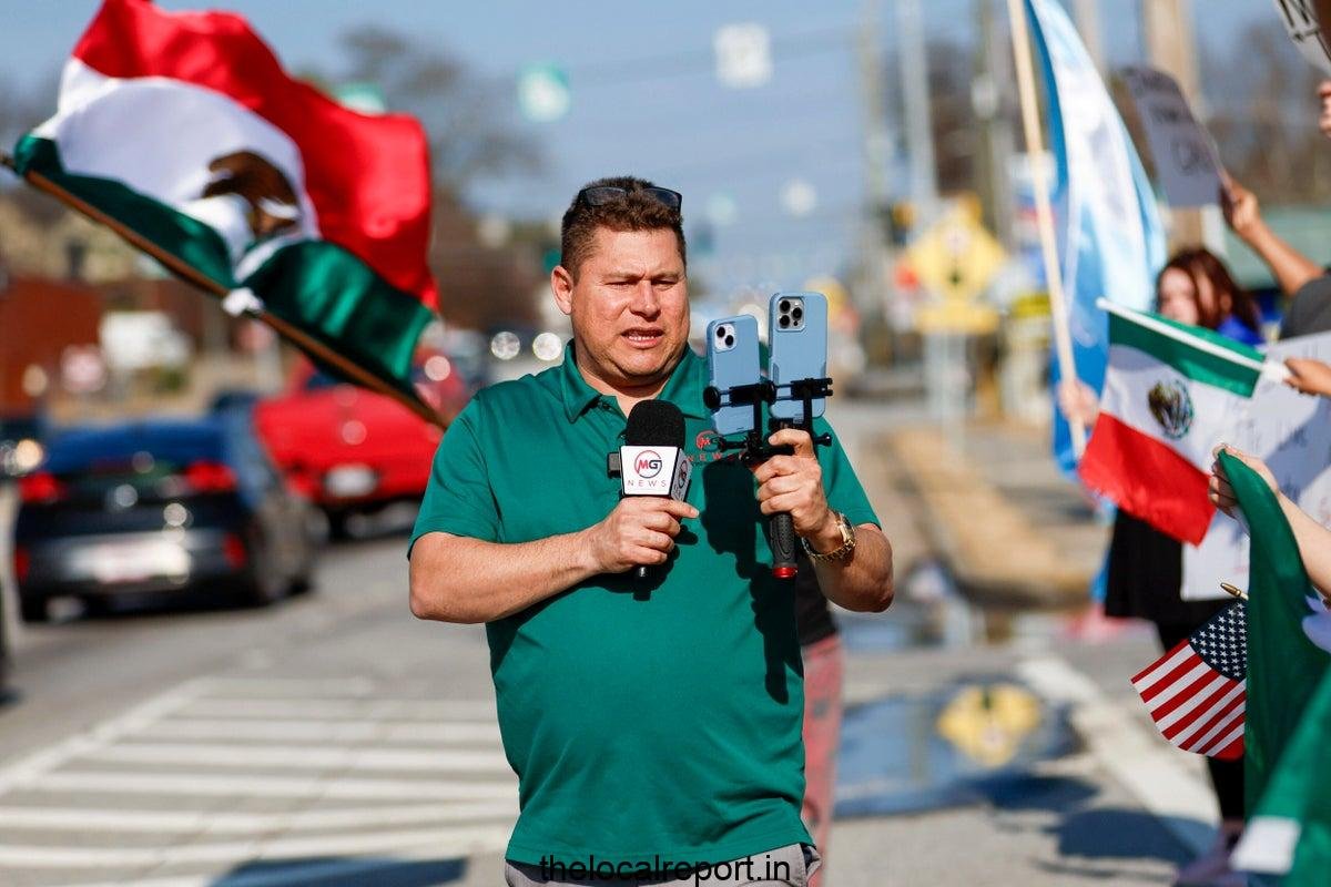 Spanish language journalist was arrested while covering protest near Atlanta