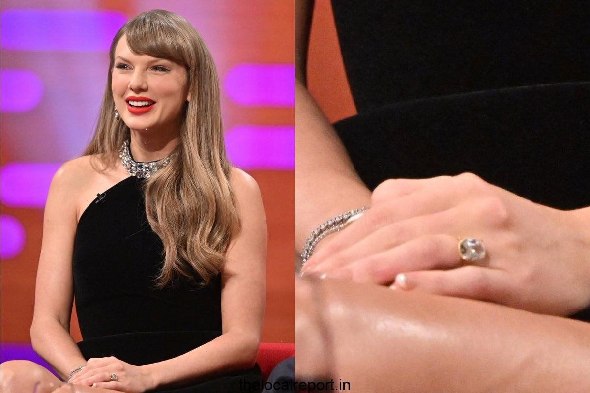 Taylor Swift Dazzle Graham Norton Show with Travis Callas Engagement Ring