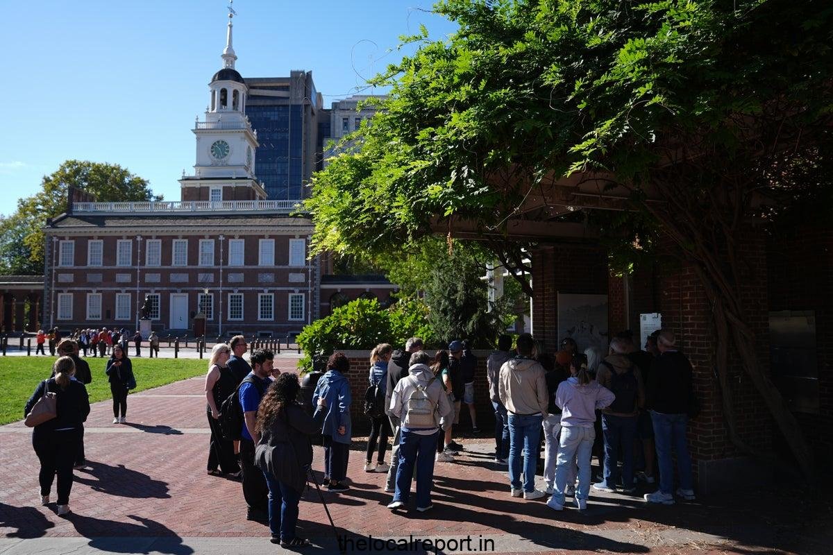 The National Parks will usually remain 'open' during shutdown, but Liberty Bell doors are closed
