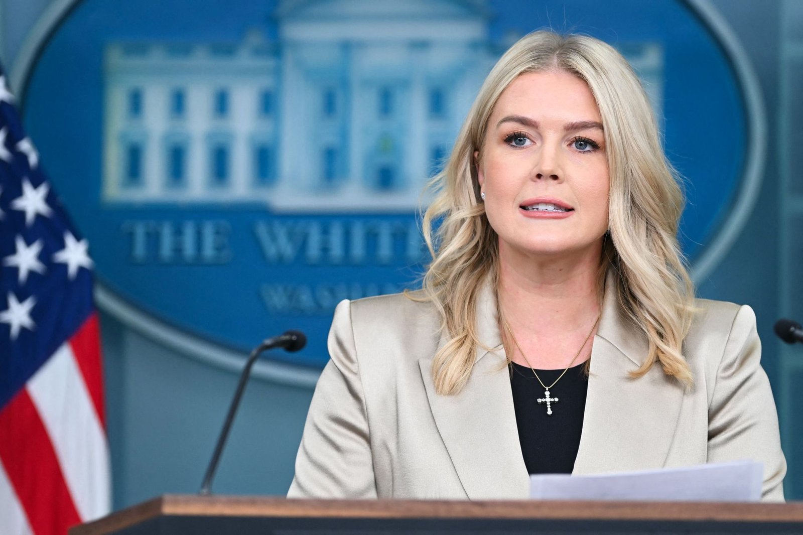 White House Press Secretary Karolin Lewit said on Friday that President Donald Trump was ordering PT Hegaseth, Secretary of the War, 