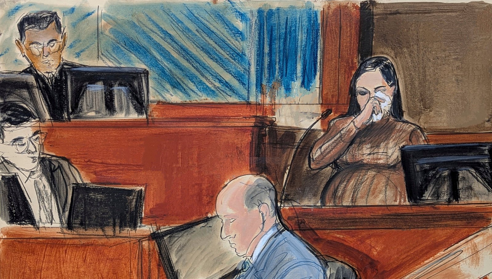 How Ventura, the ex -girlfriend of Comombs, testified against her while being pregnant for nine months.