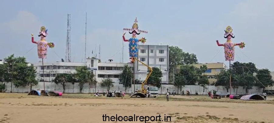 Vijayadashami is being celebrated with great enthusiasm at the parade ground in Jammu