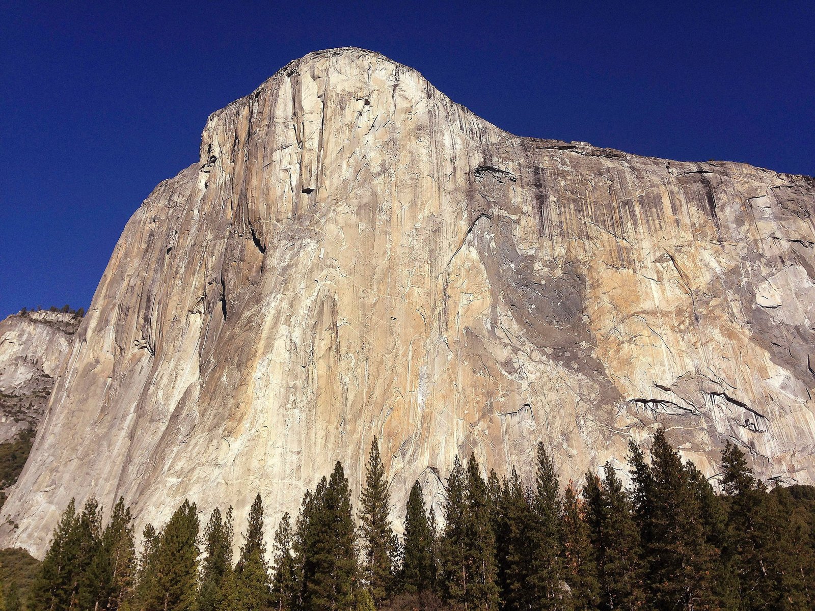 L Capiton Yosemite stands at National Park, California. January 14, 2015. (AP Photo/Ben Margot, File)