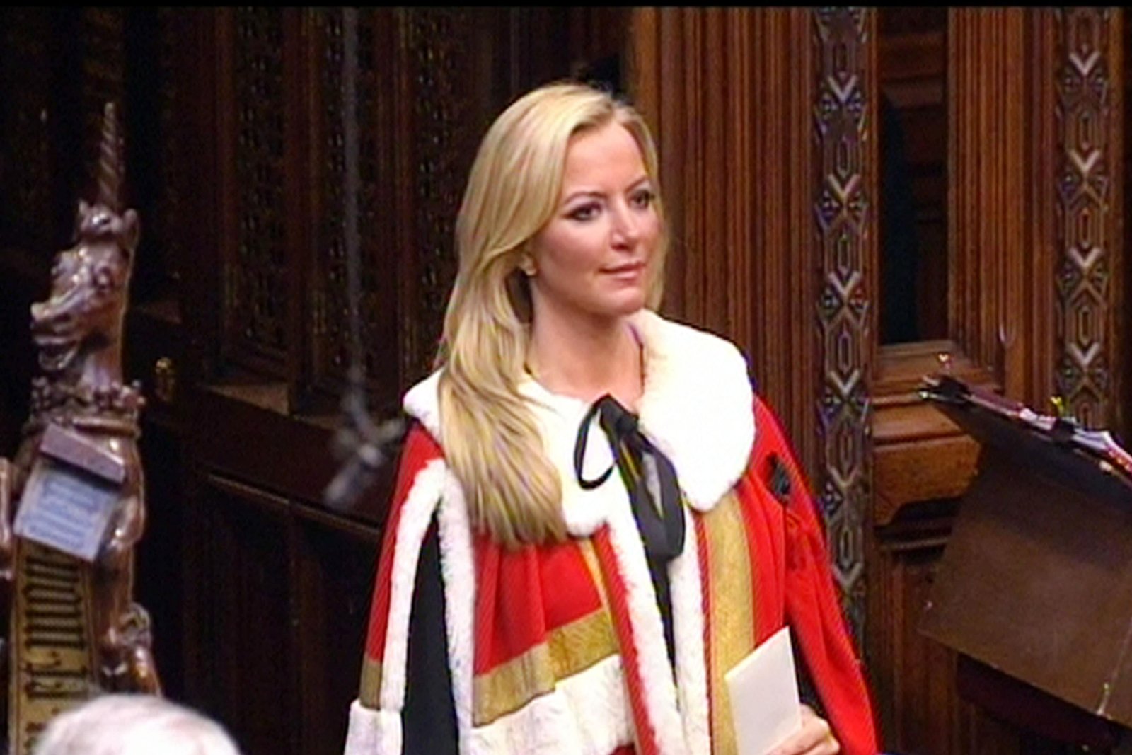 Mainear Mon of Mefare is being sworn in at the House of Lords