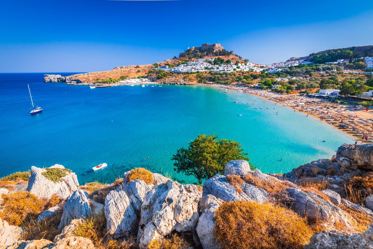 Lindos, a village on Rhodes Island