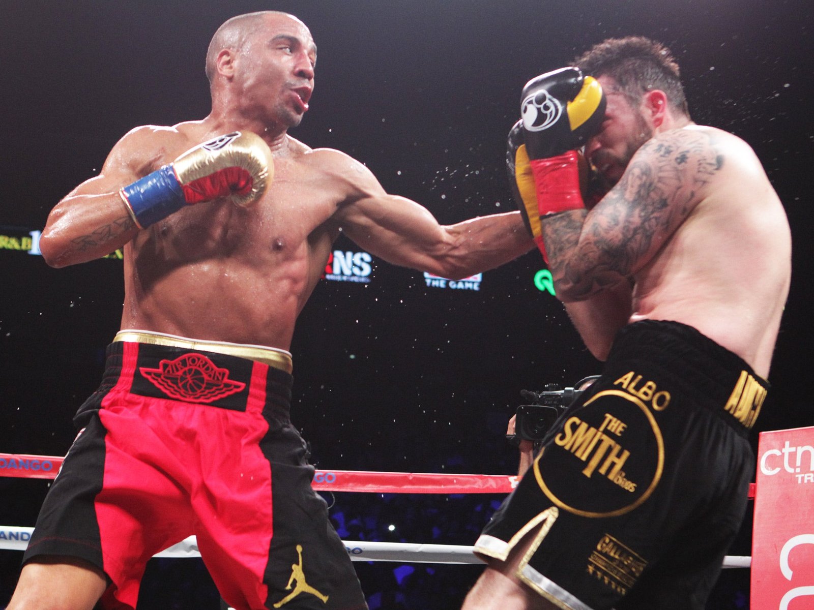Andre Ward (left) retired in 2017 after winning the world title in two weight classes
