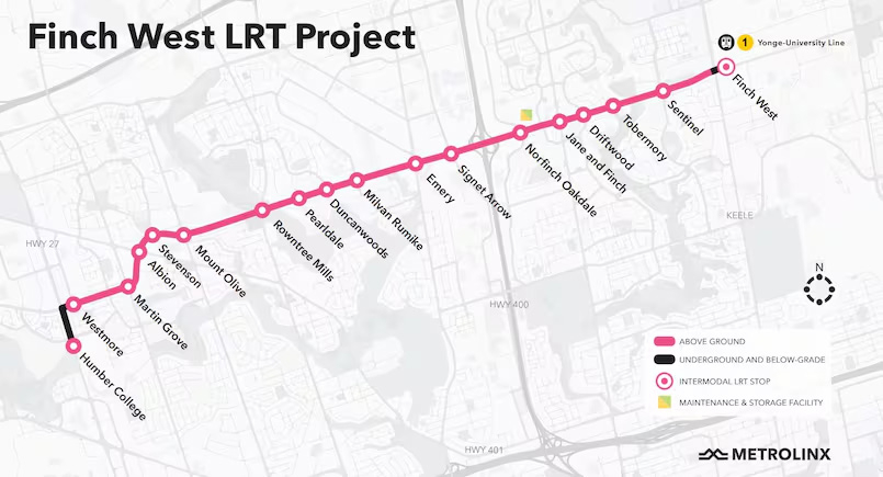 Seven-year itch: Finch West LRT begins service on Sunday
