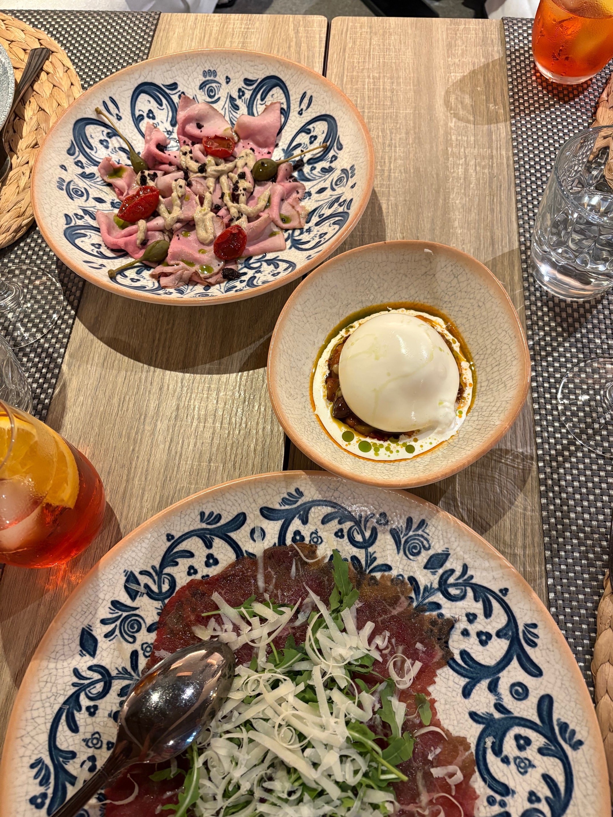 La Dolce Vita restaurant serves Italian cuisine