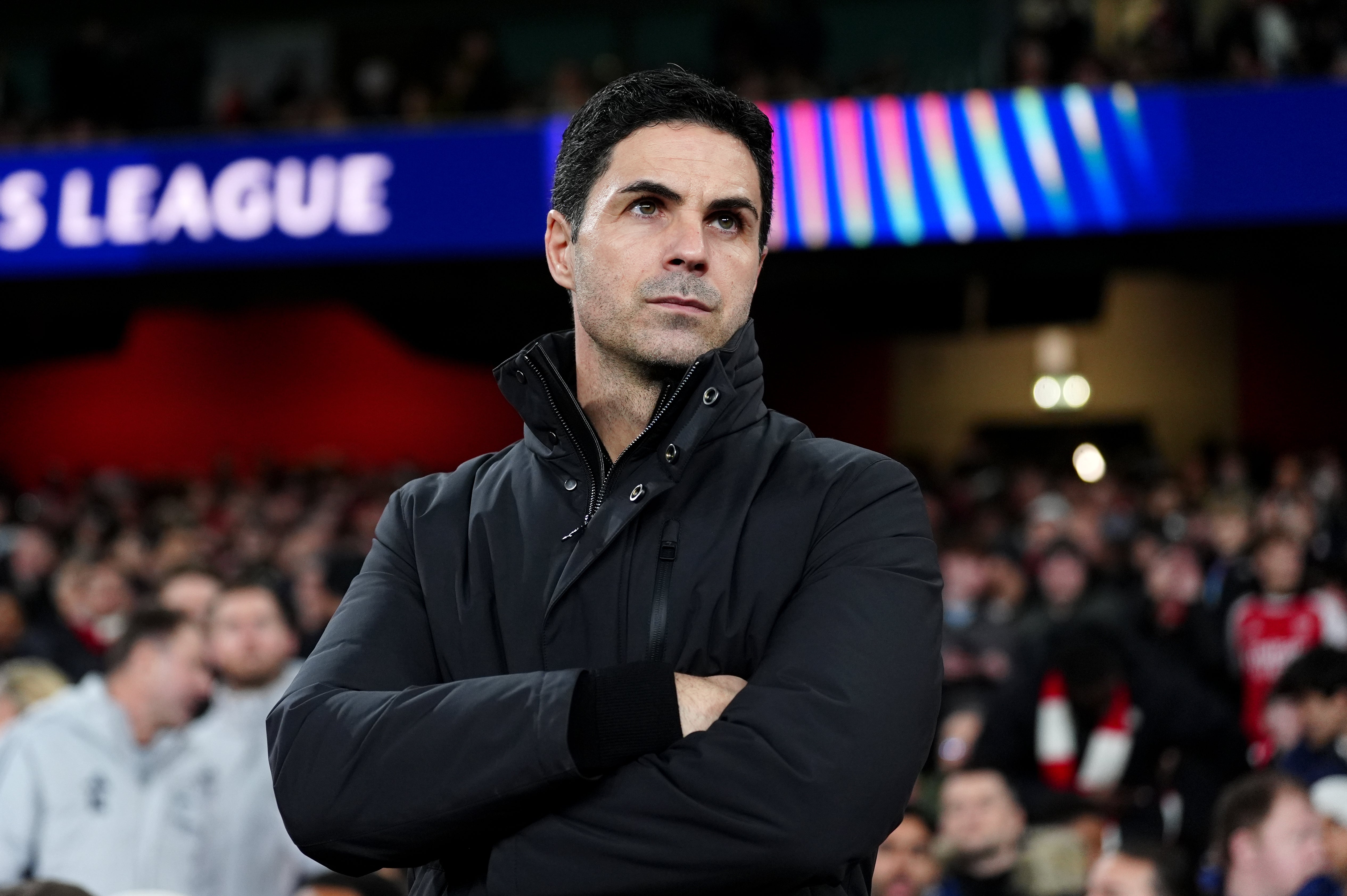 Arsenal manager Mikel Arteta's side are in a good position