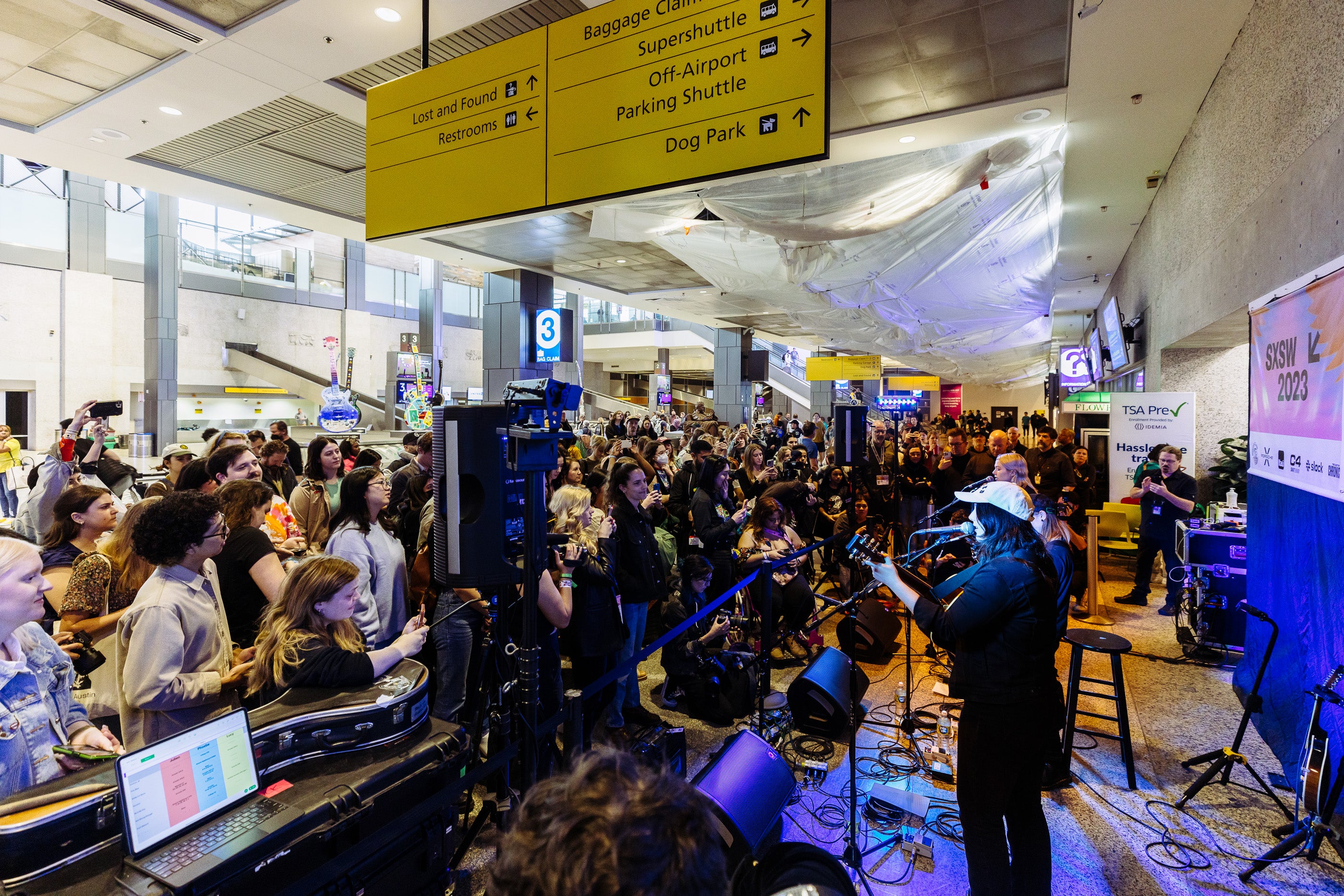 Austin-Bergstrom hosts dozens of live performances every week