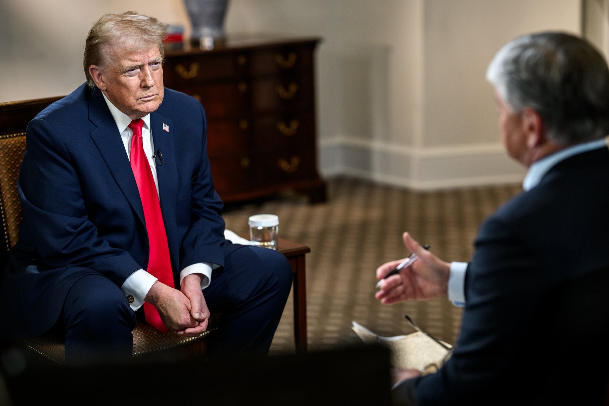 Donald Trump tells Sean Hannity he has 'Iran on his radar'