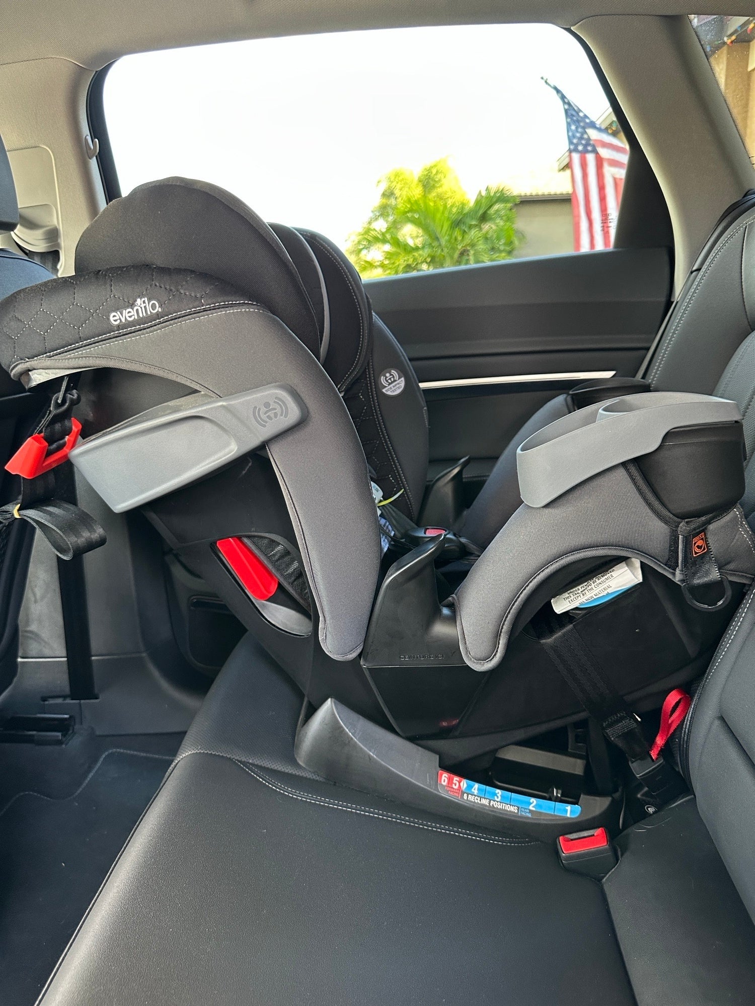 Evenflo is recalling nearly 75,000 All4One 4-in-1 car seats in the U.S. and Canada because the rear-facing tilt mechanism may move and pose a risk of injury