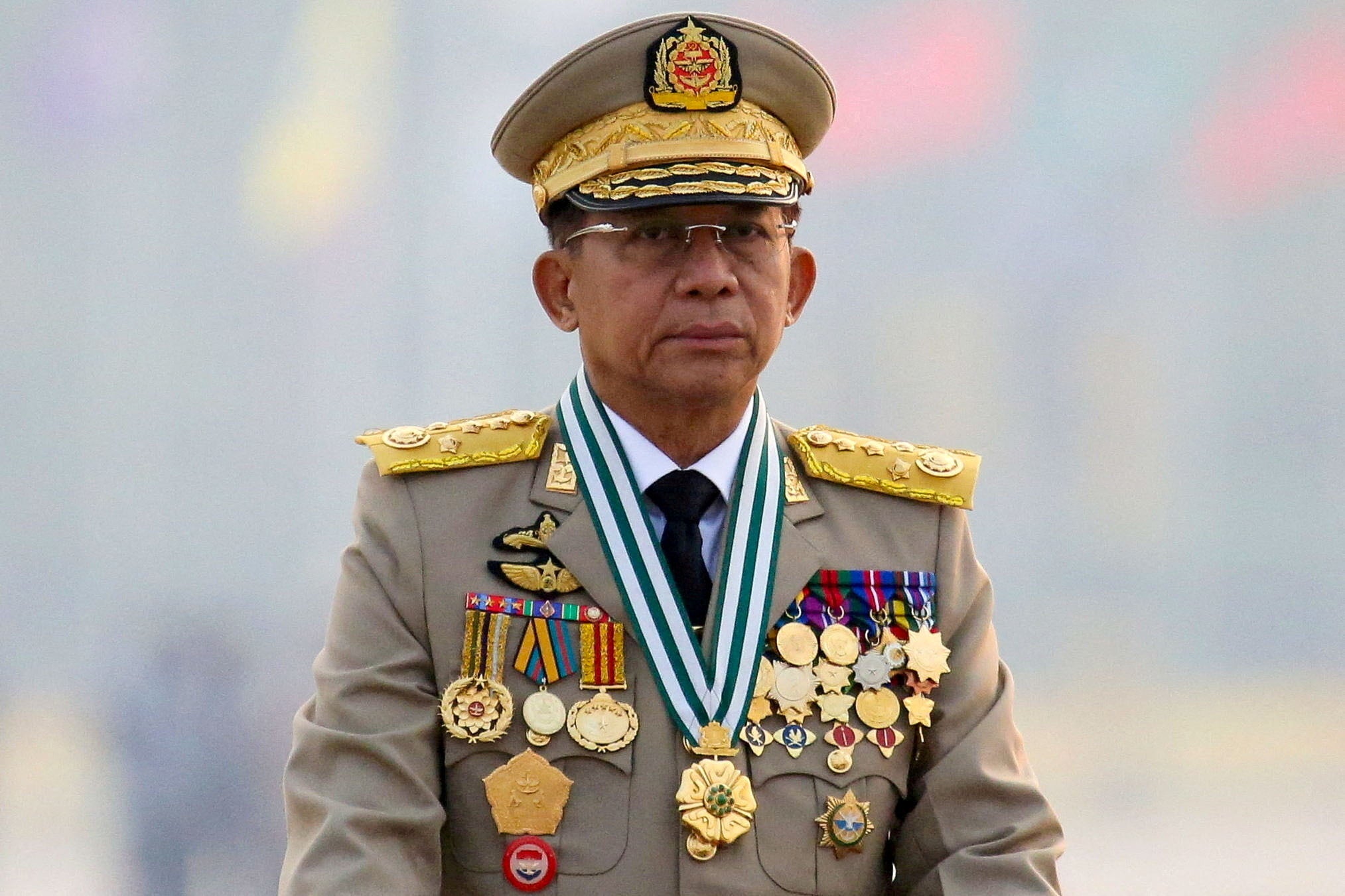 Min Aung Hlaing overthrew the elected government in a coup five years ago