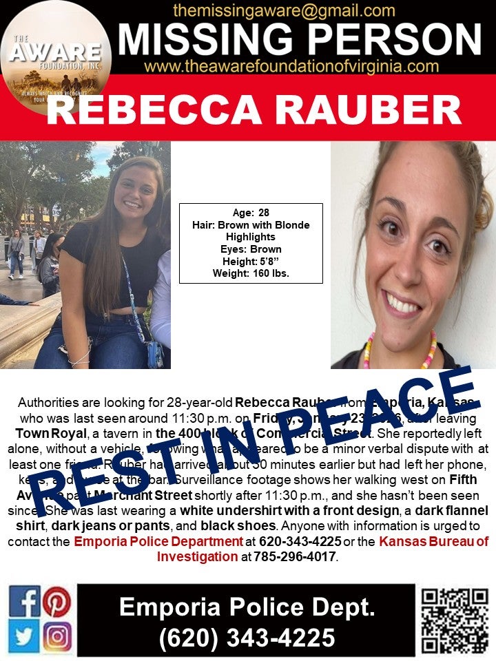 Police said they believe Lauber may have died of hypothermia during the early stages of his disappearance when he was covered in snow during a blizzard.