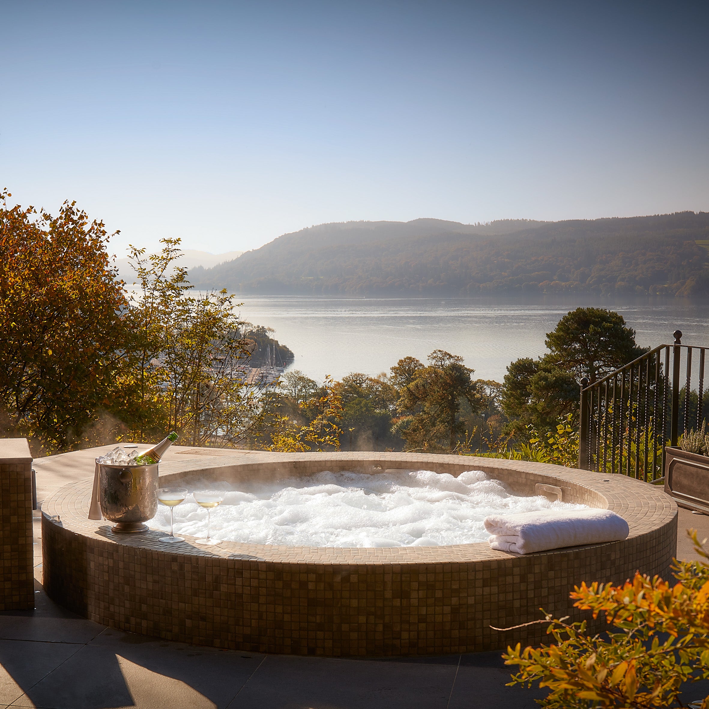 The hot tub at The Samling can be booked in private slots