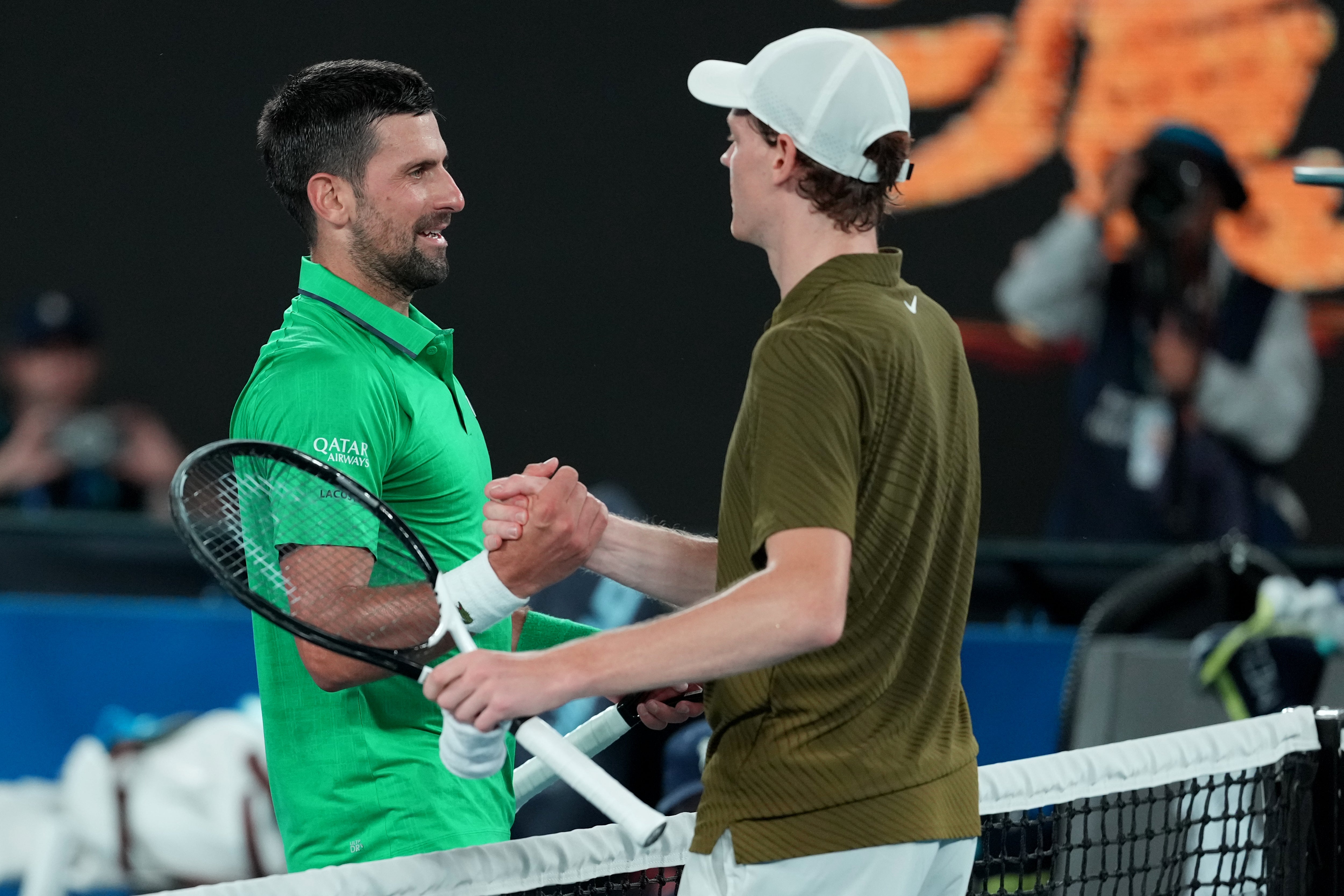 Djokovic pays tribute to Jannik Sinner after defeating defending champion