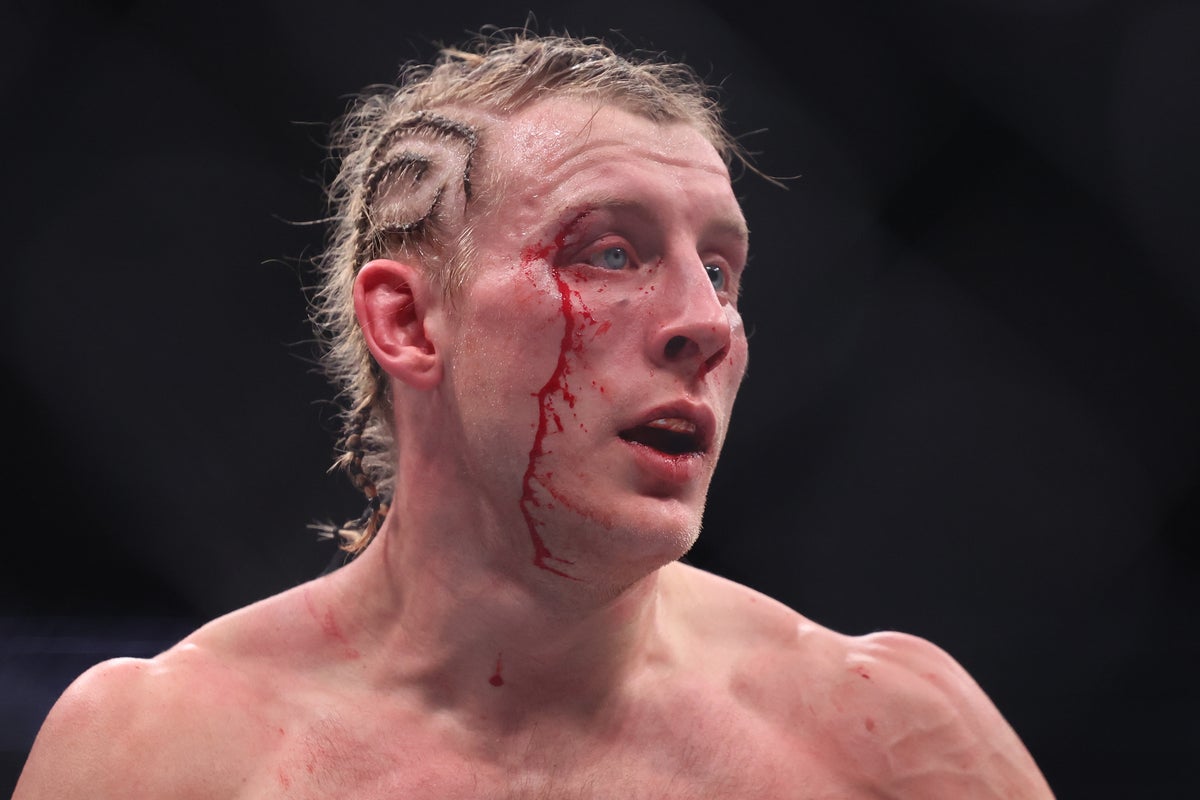 Brave Paddy Pimblett beaten and left bleeding by Justin Gaethje in ridiculous title fight