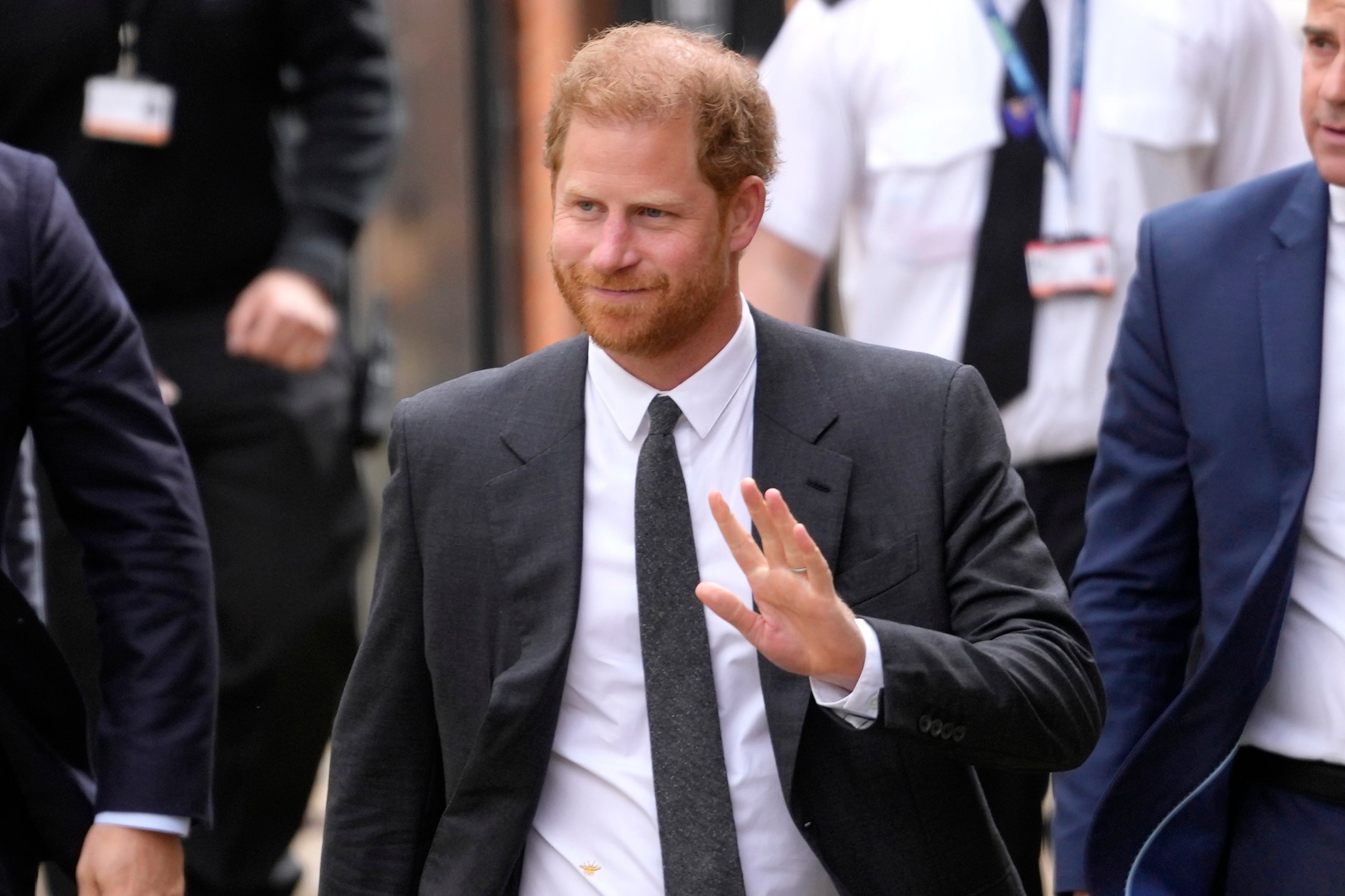 Prince Harry at the Royal Courts of Justice in London on Thursday, March 30, 2023