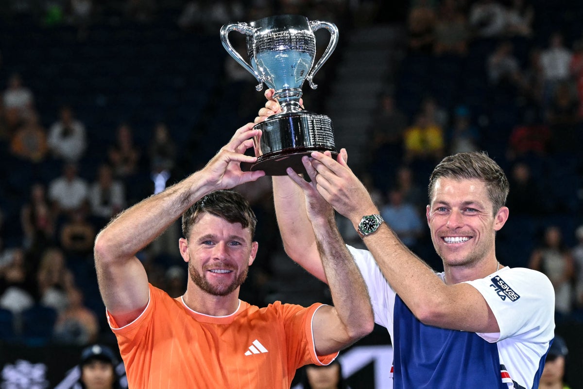 Britain's Neal Skupski and Christian Harrison win Australian Open men's doubles title