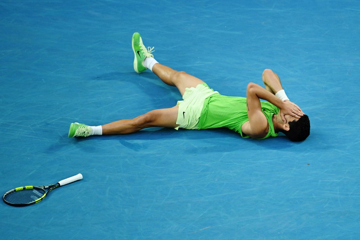 Carlos Alcaraz reveals how he held on to win five sets in epic Australian Open match