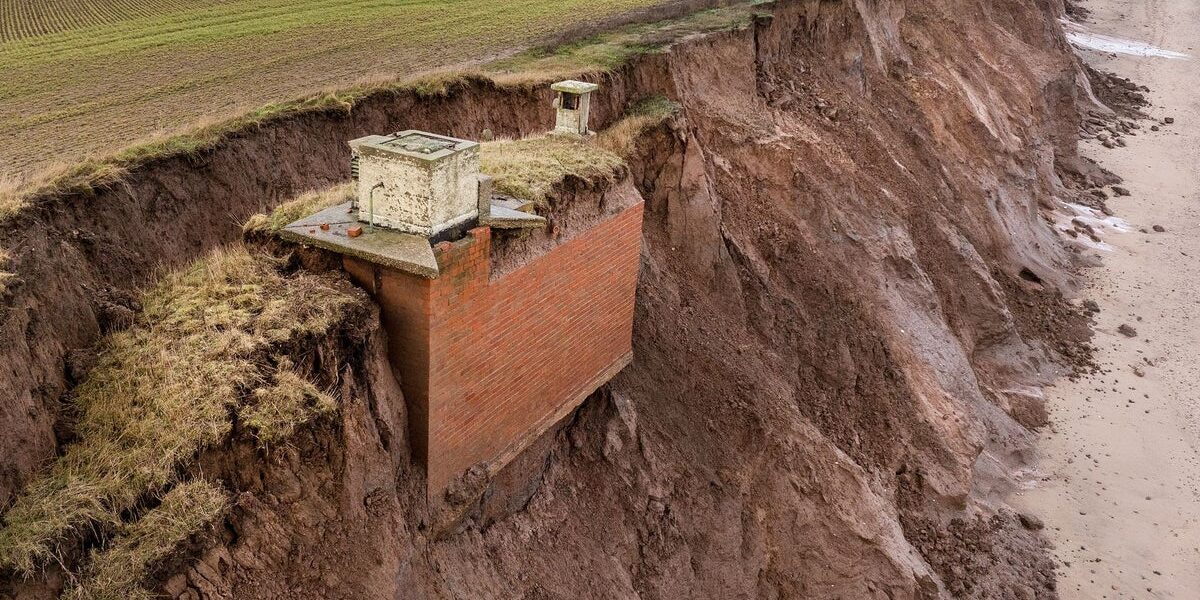 Cold War-era nuclear bunker could fall into sea 'days later'