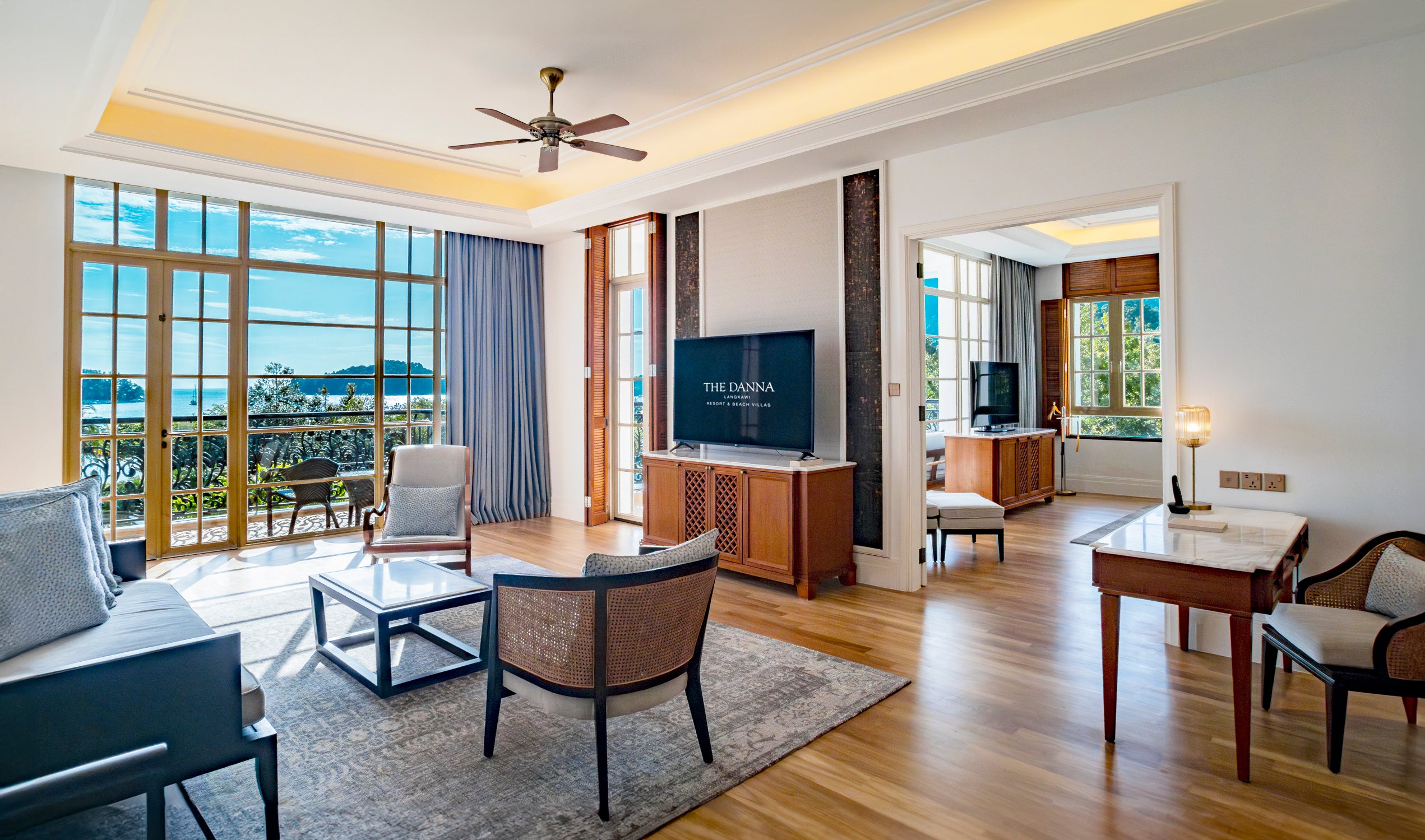 One of Danna's six Countess Suites, all with sea views