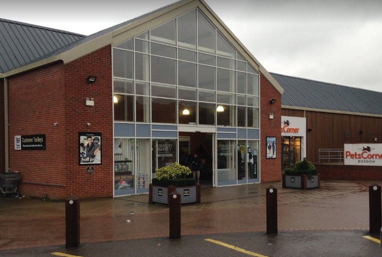 Village market in Borden, Hampshire
