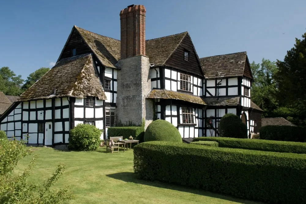 Cwmmau farmhouse in Herefordshire, home to Hughlands Farm