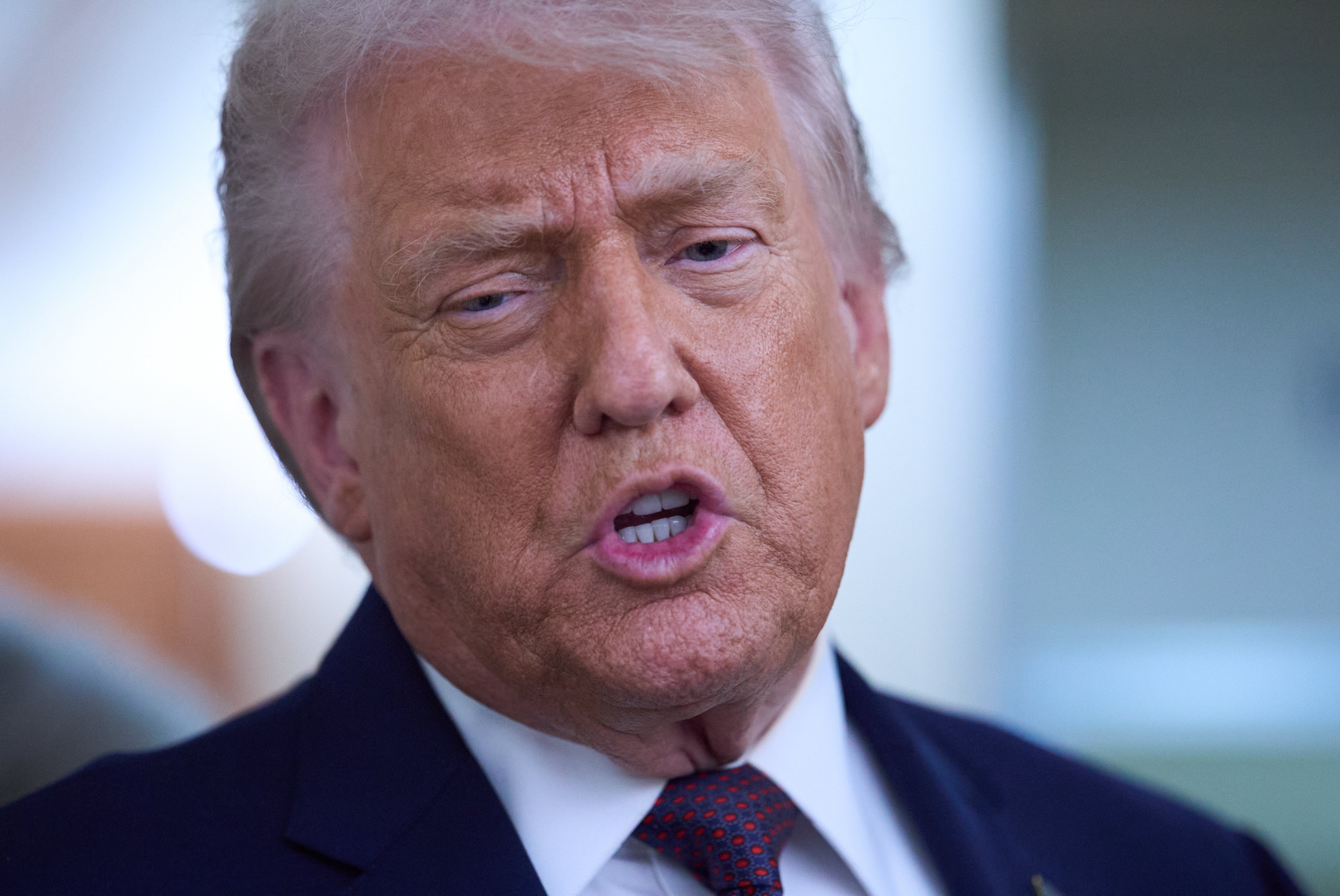 Trump described the United States as being in 