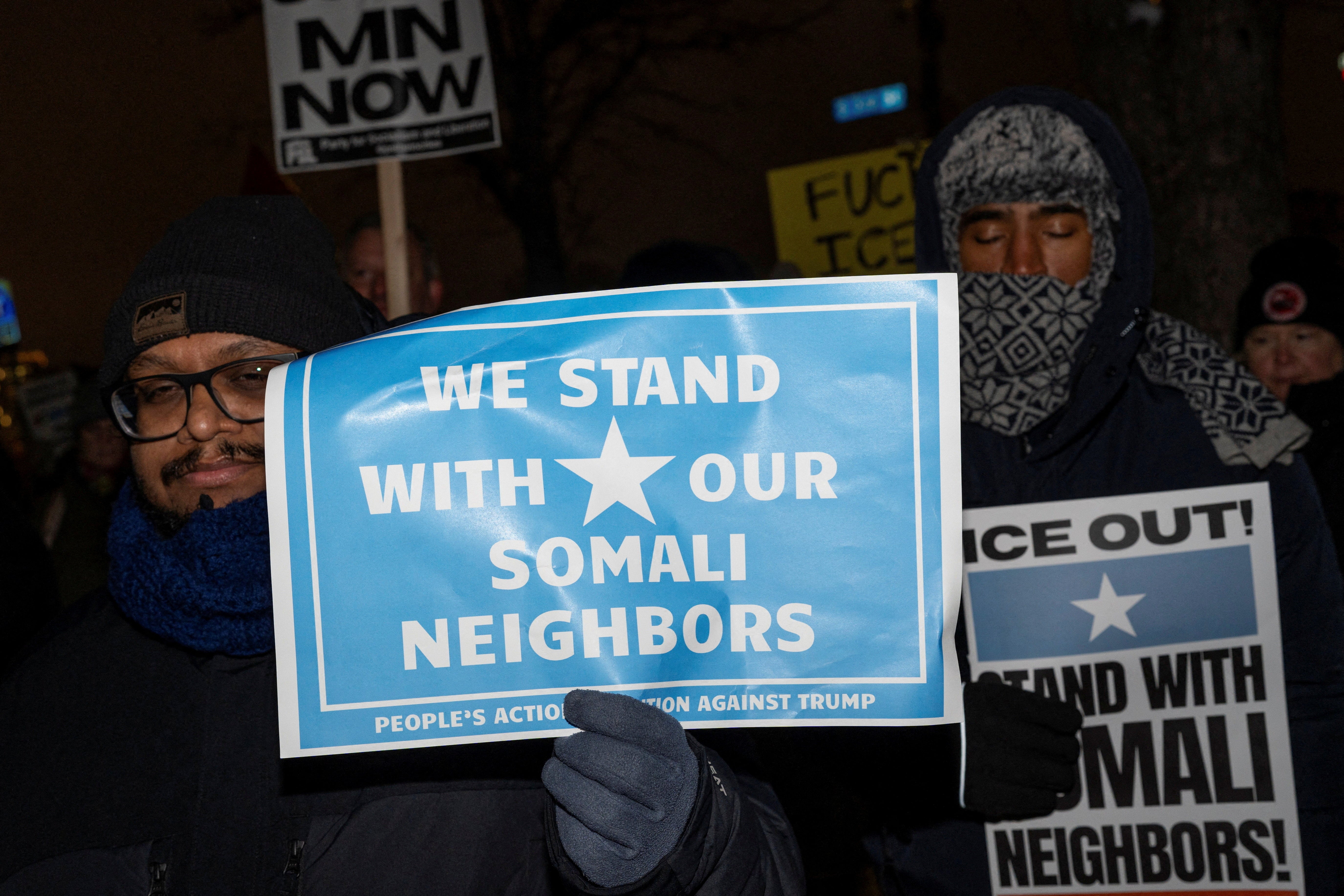 Lawyers for Minnesota refugees accuse Trump administration of launching political attack over president's 'hostility' to Somali immigrants