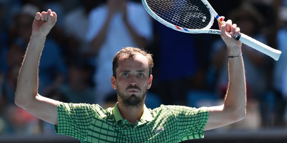 'Five sets again': Daniil Medvedev fights from edge to reach fourth round