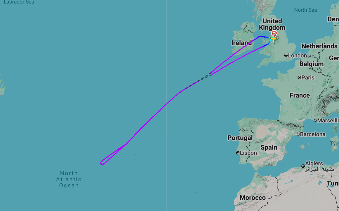 Nowhere to go: Tui Boeing 787 route to Barbados, then back to Manchester