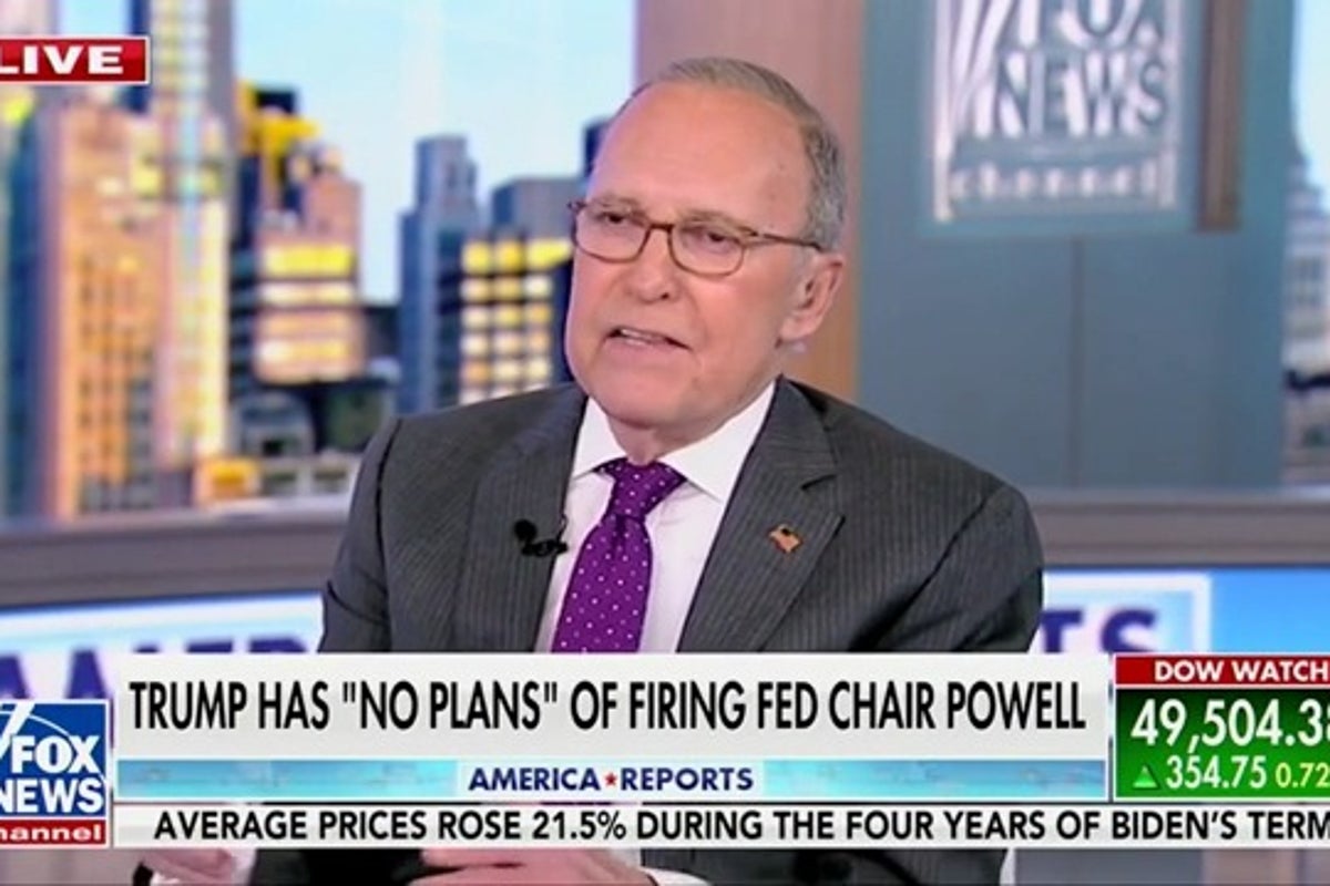 Fox's Larry Kudlow calls on Jeanine Pirro to drop Jerome Powell investigation