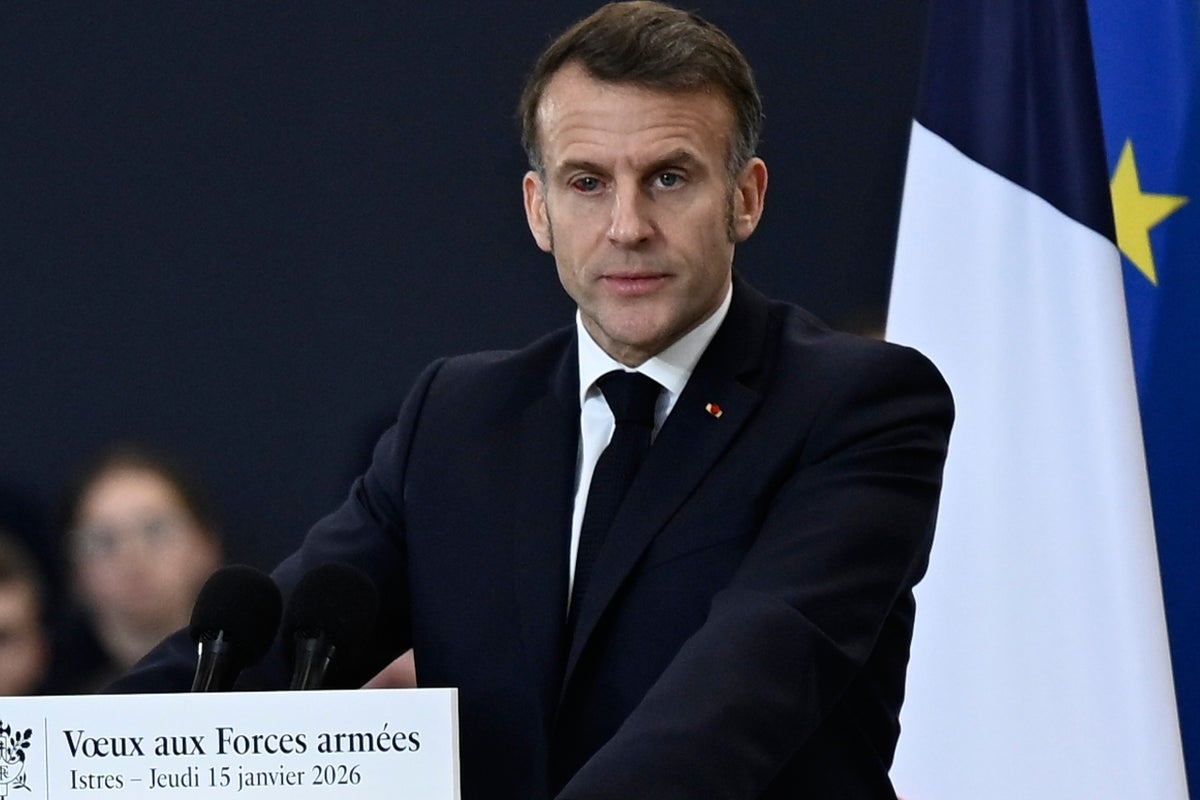 French President Macron mocks 'ugly' eye condition in military speech