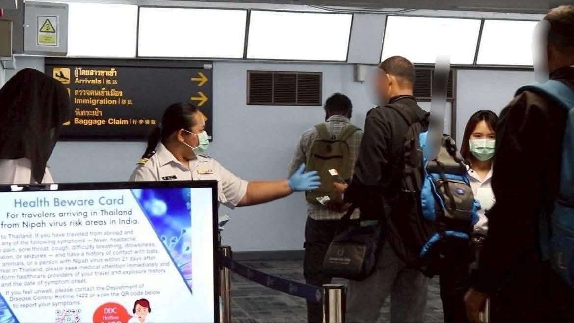 Thailand's disease control department screens travelers from West Bengal