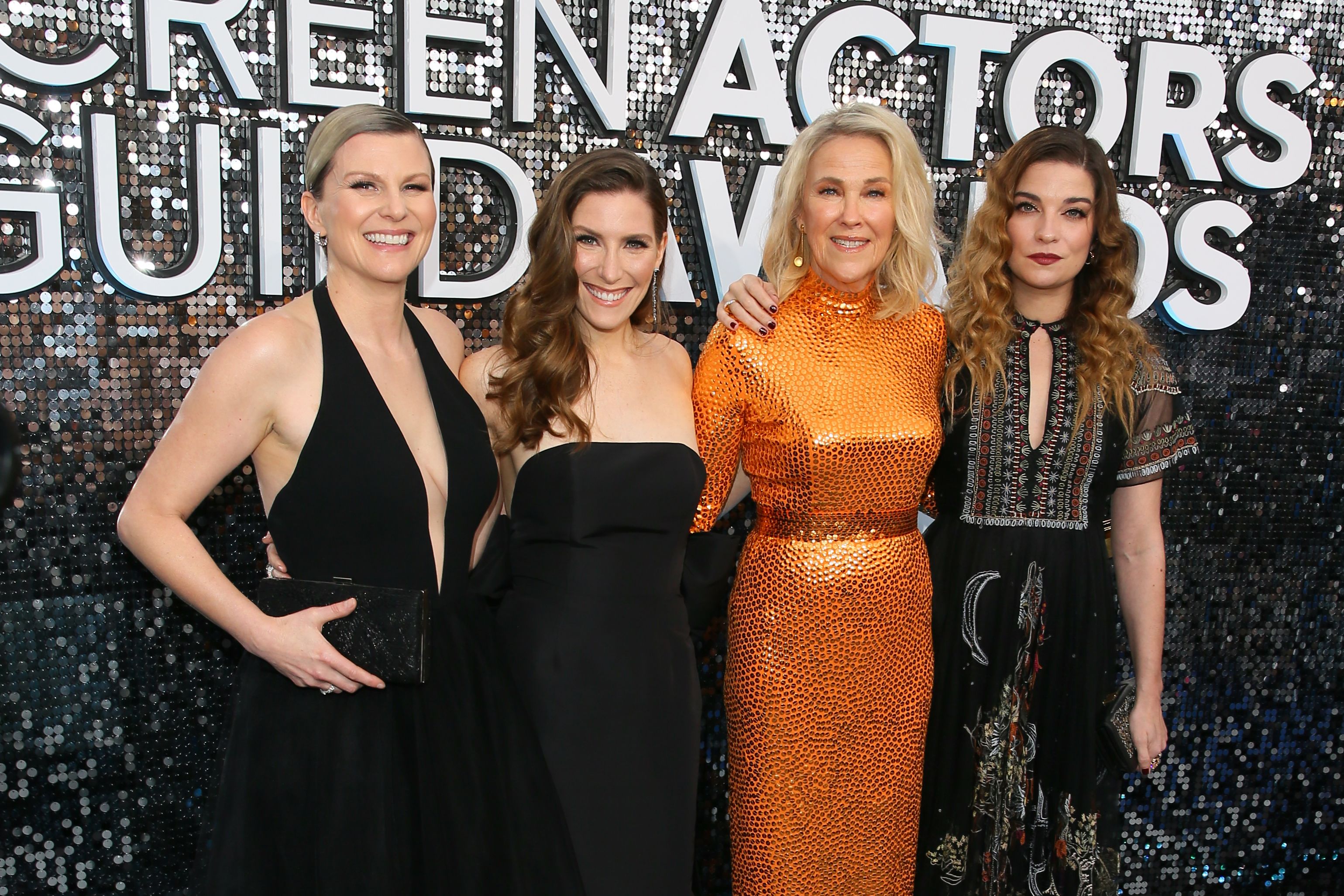 Jennifer Robertson, Sarah Levy, Catherine O'Hara and Anne Murphy