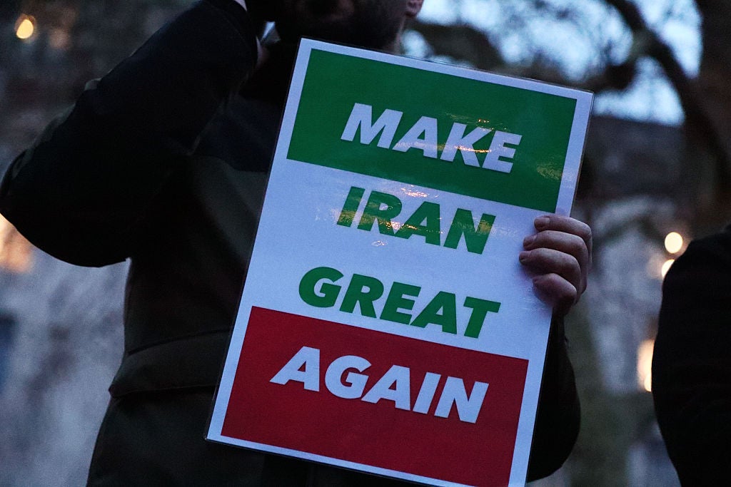 Senator Lindsey Graham and other conservatives urge Donald Trump to 'Make Iran great again' while pushing for military strike to destabilize Iranian regime