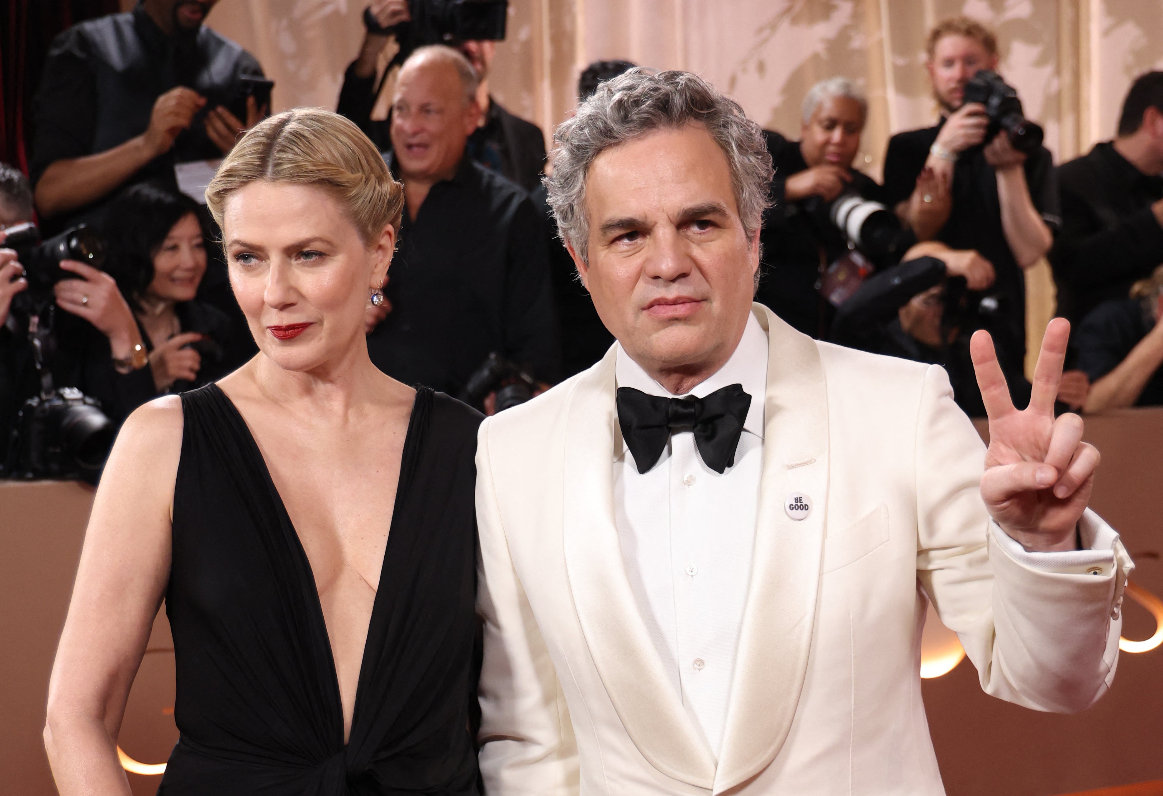 Mark Ruffalo spoke out against President Donald Trump on the Golden Globes red carpet this year
