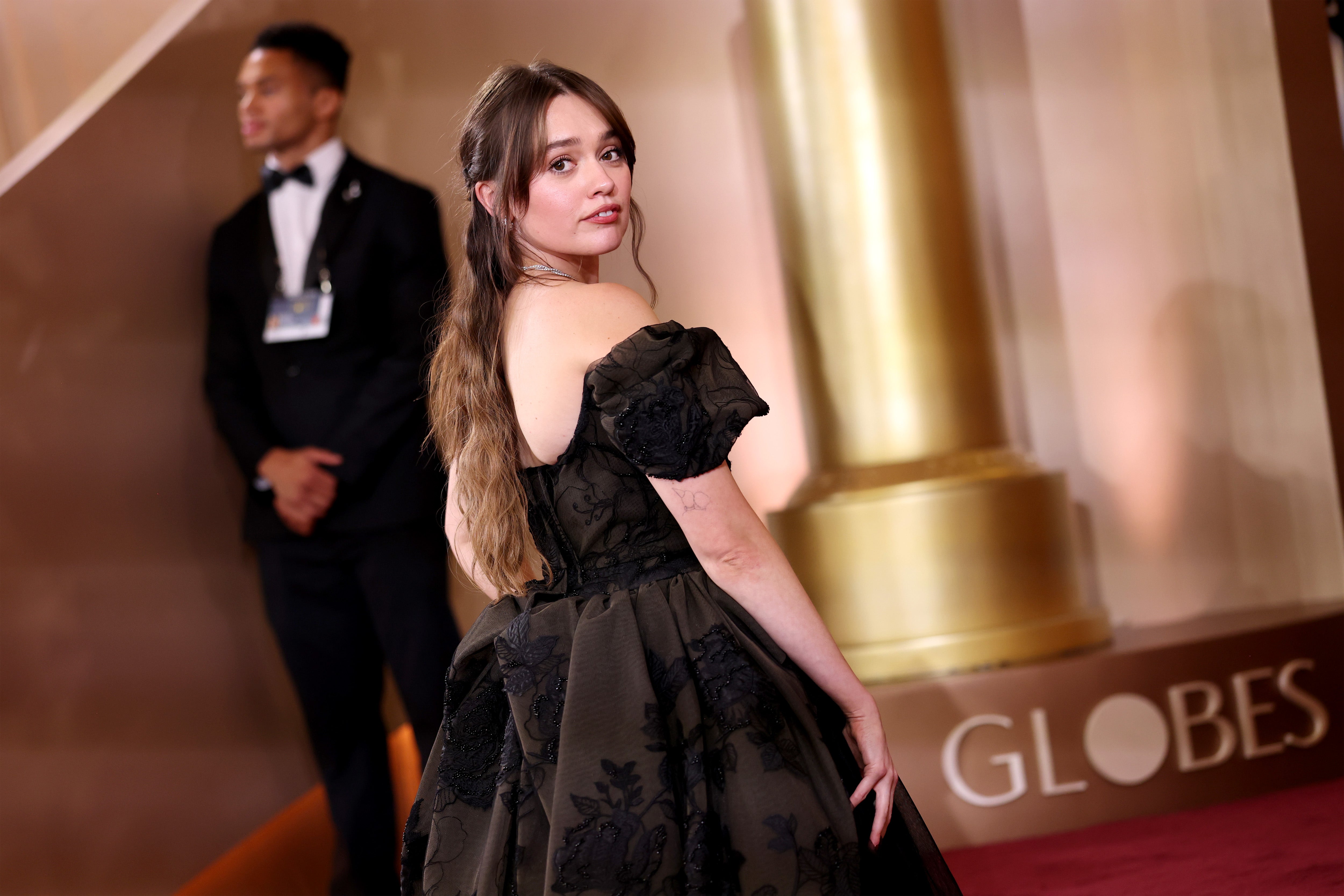 Wood, who received her first Golden Globe nomination for her role in 