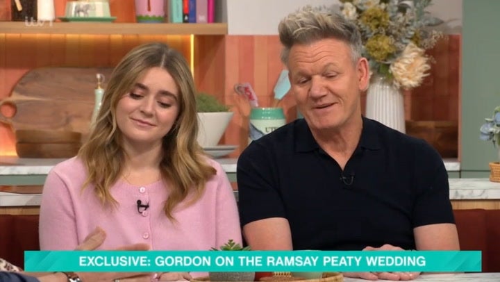 Gordon Ramsay and his daughter Tilly on This Morning