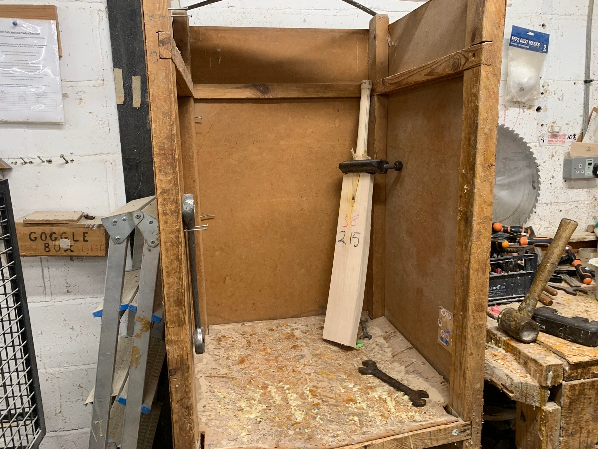 Examples of bats used by Gray Nichols manufacturers