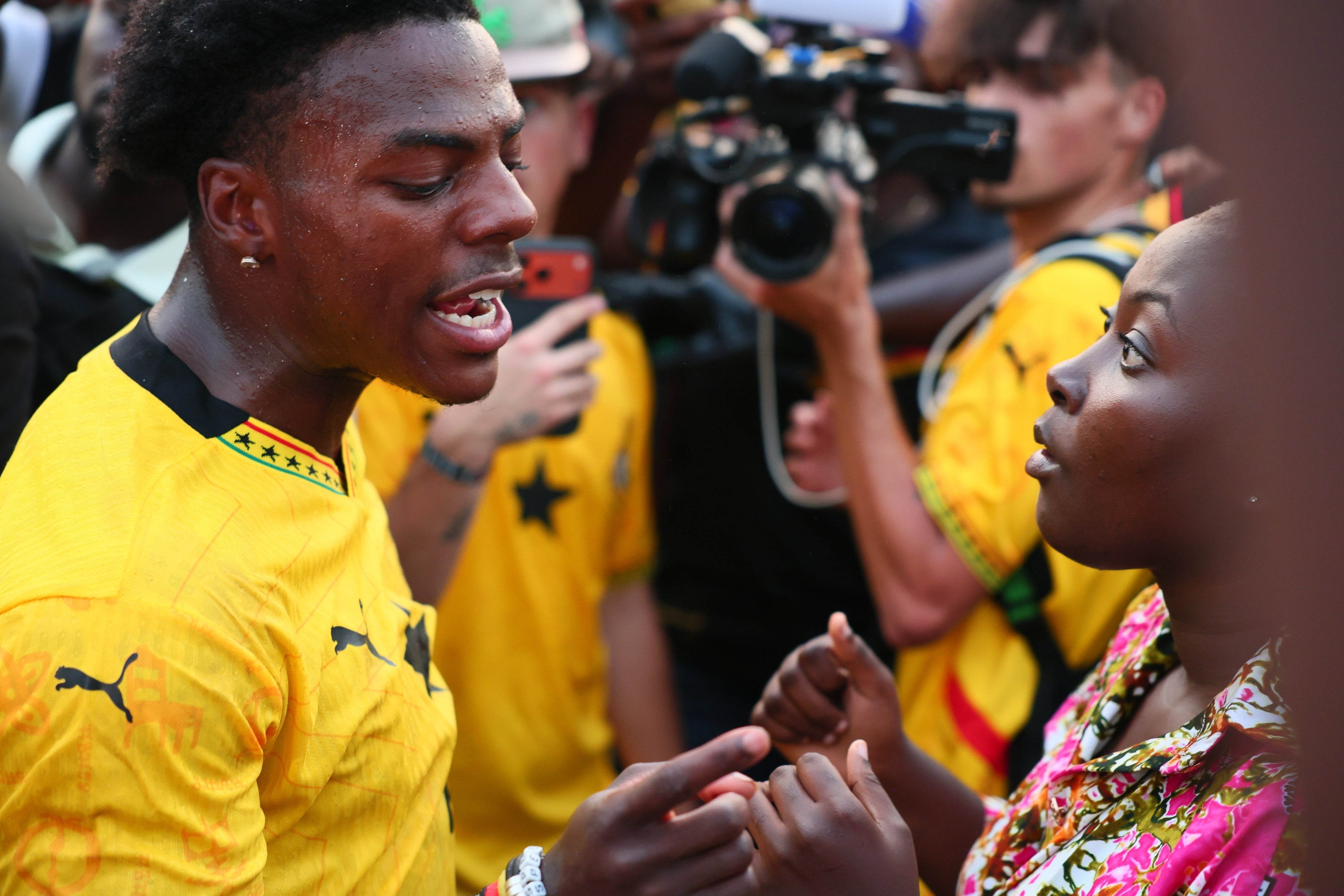 IShowSpeed meets fans at Independence Square in Accra, Ghana